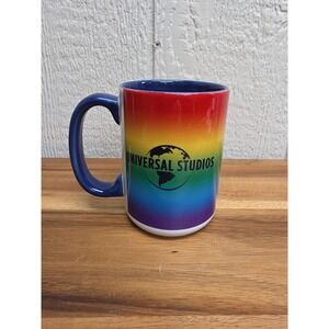 Universal Studios Logo Globe Rainbow Coffee Mug